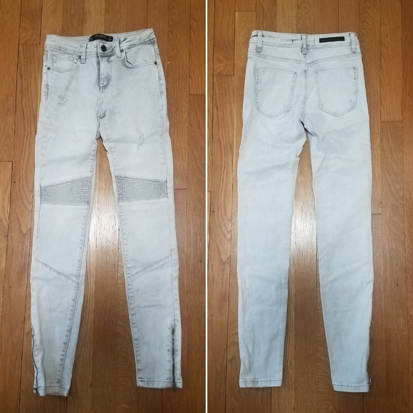 Zara Moto Jeans - Picture 1 of 4
